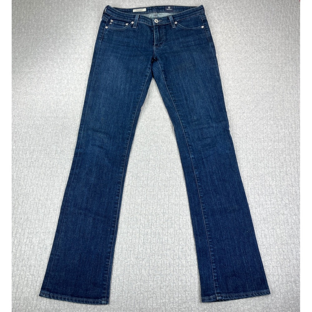 AG Adriano Goldschmied The Ballad Slim Boot Jeans Women 27R 28x33 Blue Dark Wash